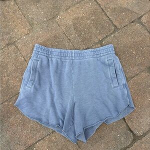 Aerie shorts comfy material size medium color blue